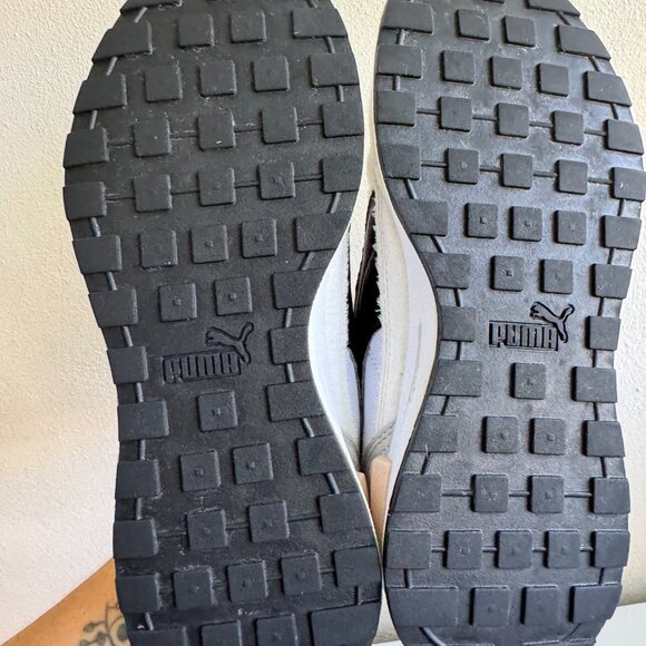 PUMA White & Black Sneakers Women’s Size 8.5 – Classic Casual Shoes - Picture 10 of 13